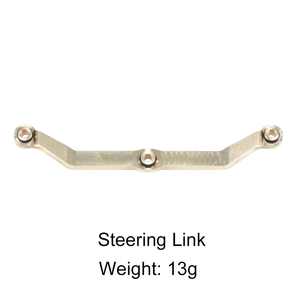 TRX4M 真鍮製ウェイトステアリングリンクブロック ナック - Rc Crawler Brass Upgrade Parts Weight のレビューと価格