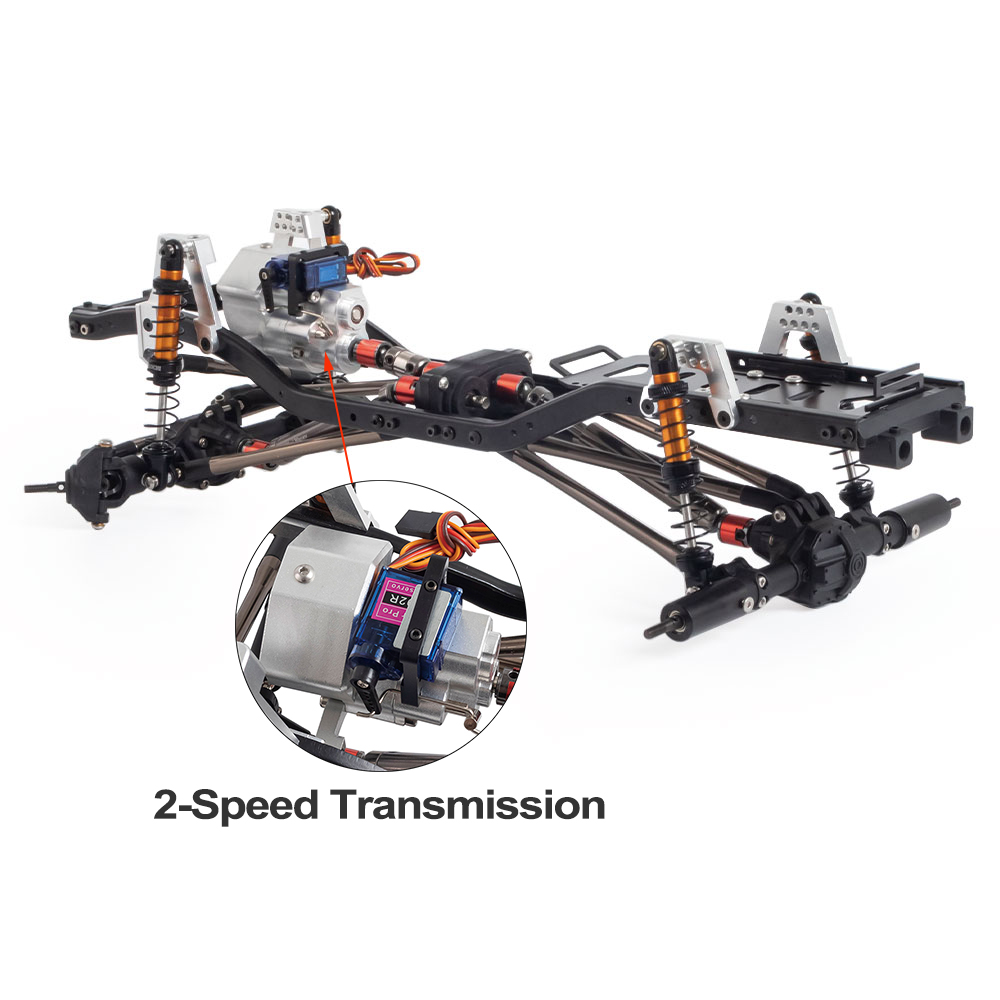Prefixalシングル付きメタルシャーシ,1:10 rcク - Metal Chassis Frame Rc Crawler のレビューと価格