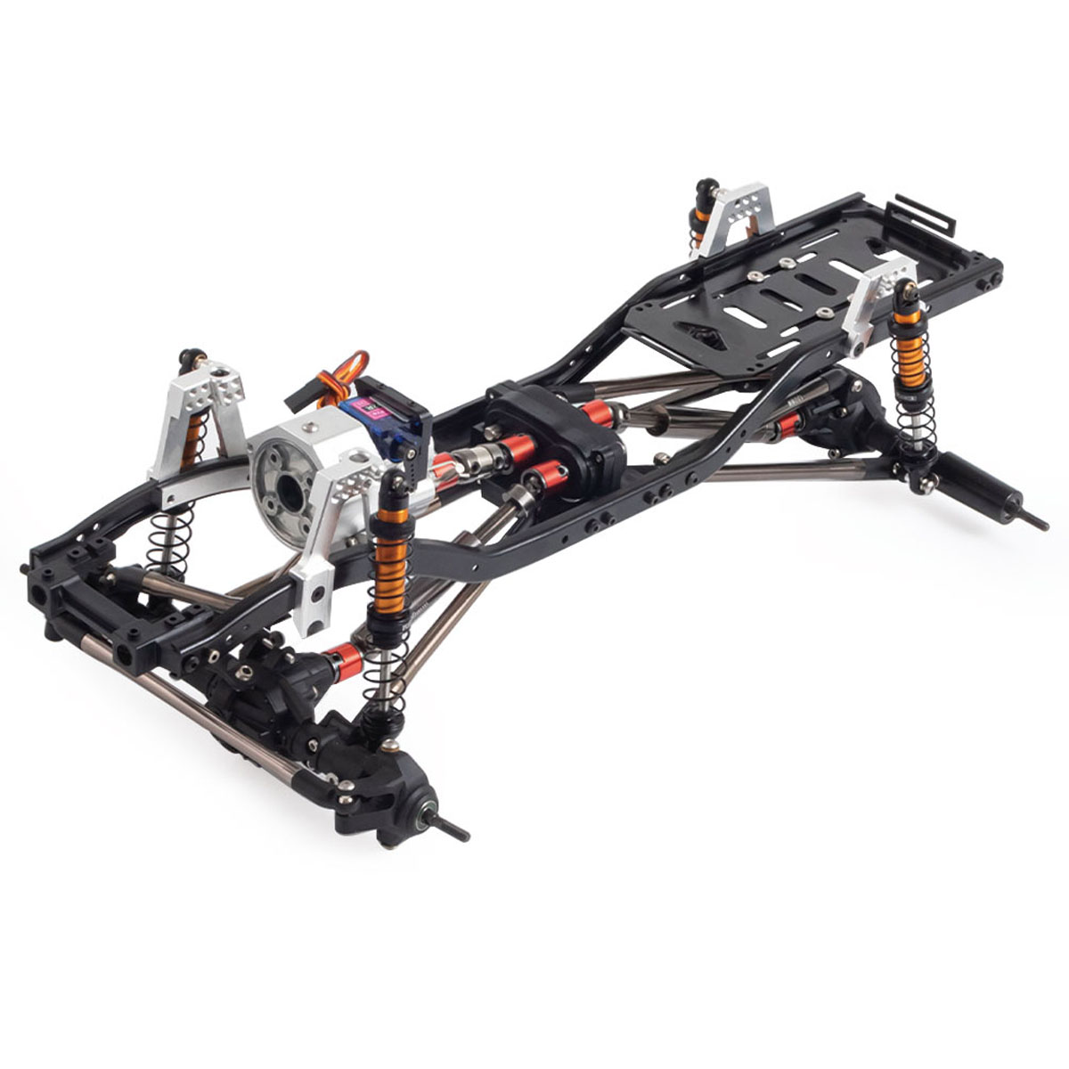 Prefixalシングル付きメタルシャーシ,1:10 rcク - Metal Chassis Frame Rc Crawler のレビューと価格