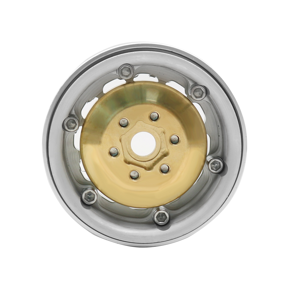 真ちゅう製ホイール付き六角ハブアダプター,1.9 2.2,R - Rc Crawler Beadlock Wheels 1.9 2.2 のレビューと価格