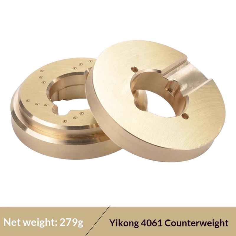 YK4061 1/6 RCクローラーカー用真鍮製カウンターウ - Rc Crawler Brass Upgrade Parts Weight のレビューと価格