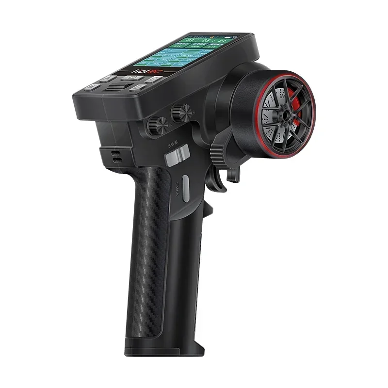 HOTRC-RCカー,ボート,タンク用の送信機と受信機,リモ - Rc Car Transmitter Receiver 6 Channel のレビューと価格