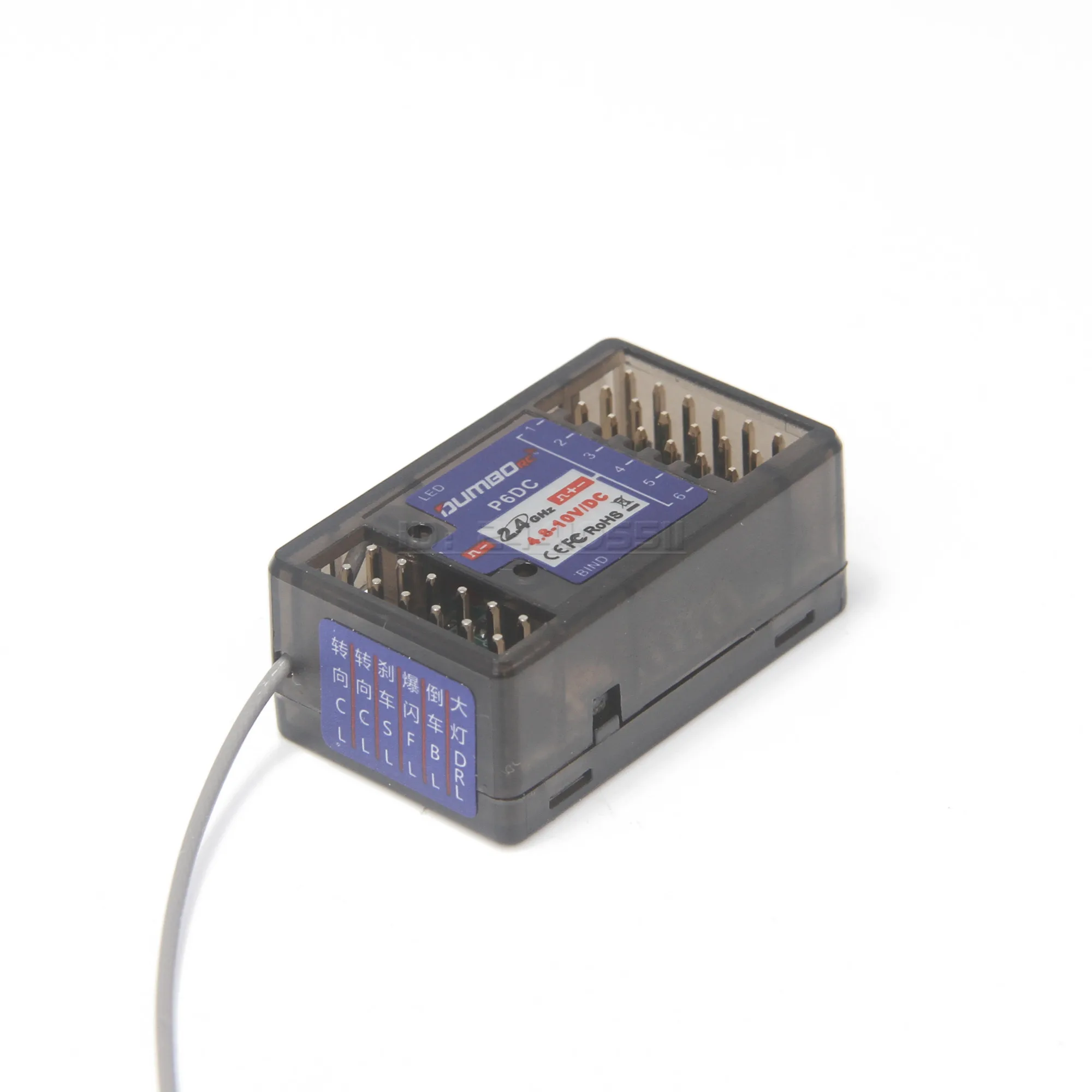 DUMBORC 6CH P6DC P6DCG ジャイロ受信機 - Rc Car Transmitter Receiver 6 Channel のレビューと価格