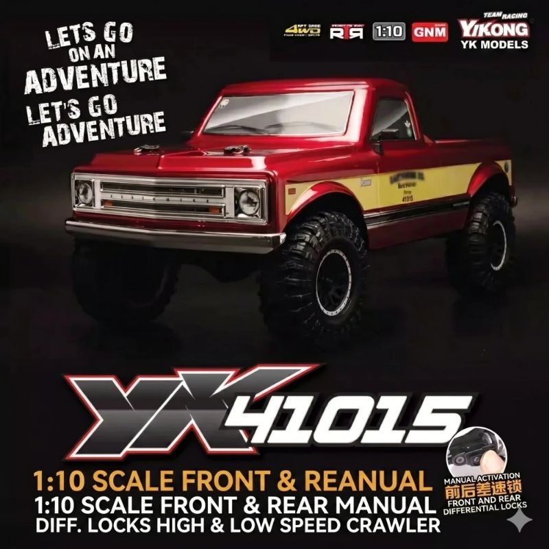 Yikong Yk41015 1:10 RCクローラーカー  - Rc Crawler 1/10 4Wd Portal Axle のレビューと価格