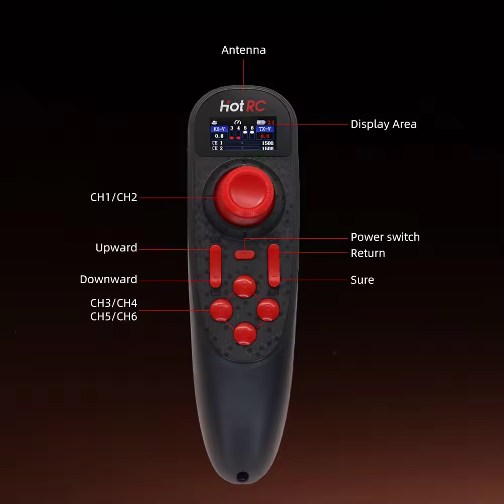 HOTRC DS-650 6CH 2.4G無線システム送信機 - Rc Car Transmitter Receiver 6 Channel のレビューと価格
