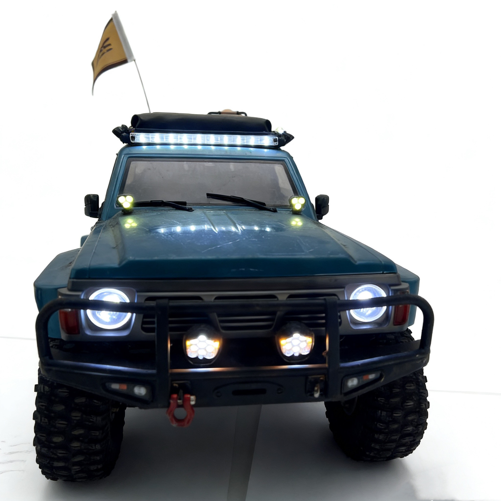 D1RC リアルな3レンズLED RC スポットライト、1/ - Rc Crawler Led Light Kit Controller のレビューと価格
