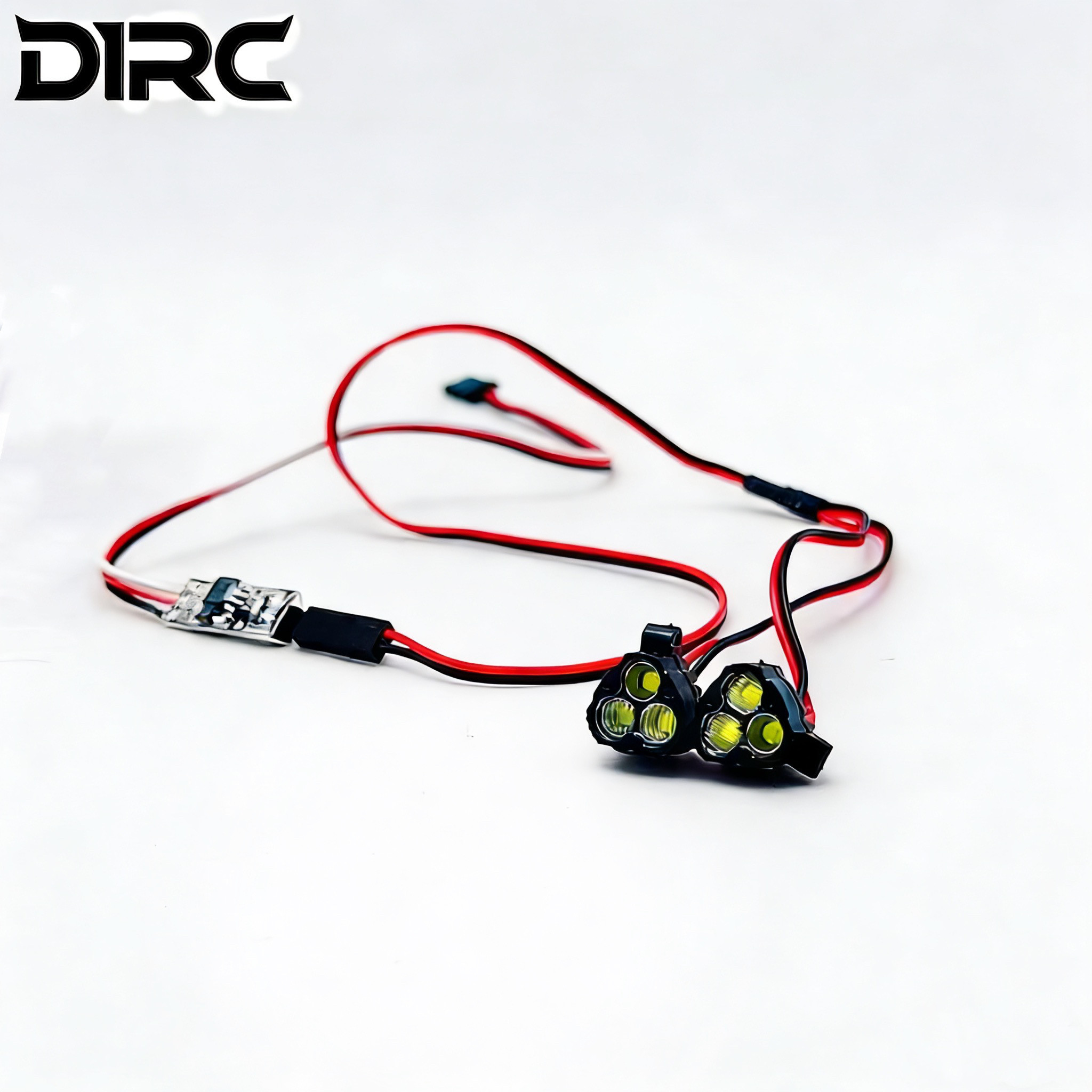 D1RC リアルな3レンズLED RC スポットライト、1/ - Rc Crawler Led Light Kit Controller のレビューと価格