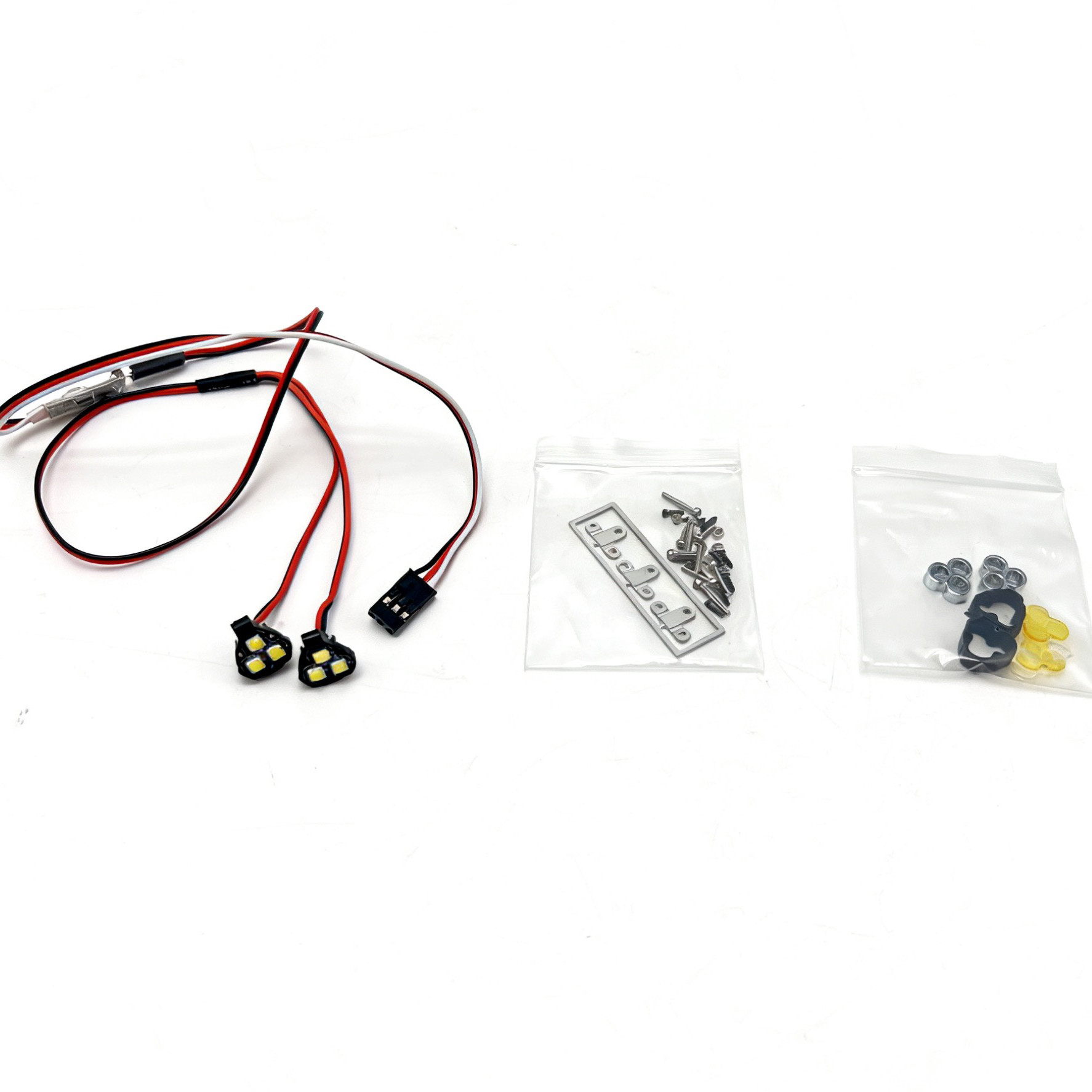 D1RC リアルな3レンズLED RC スポットライト、1/ - Rc Crawler Led Light Kit Controller のレビューと価格