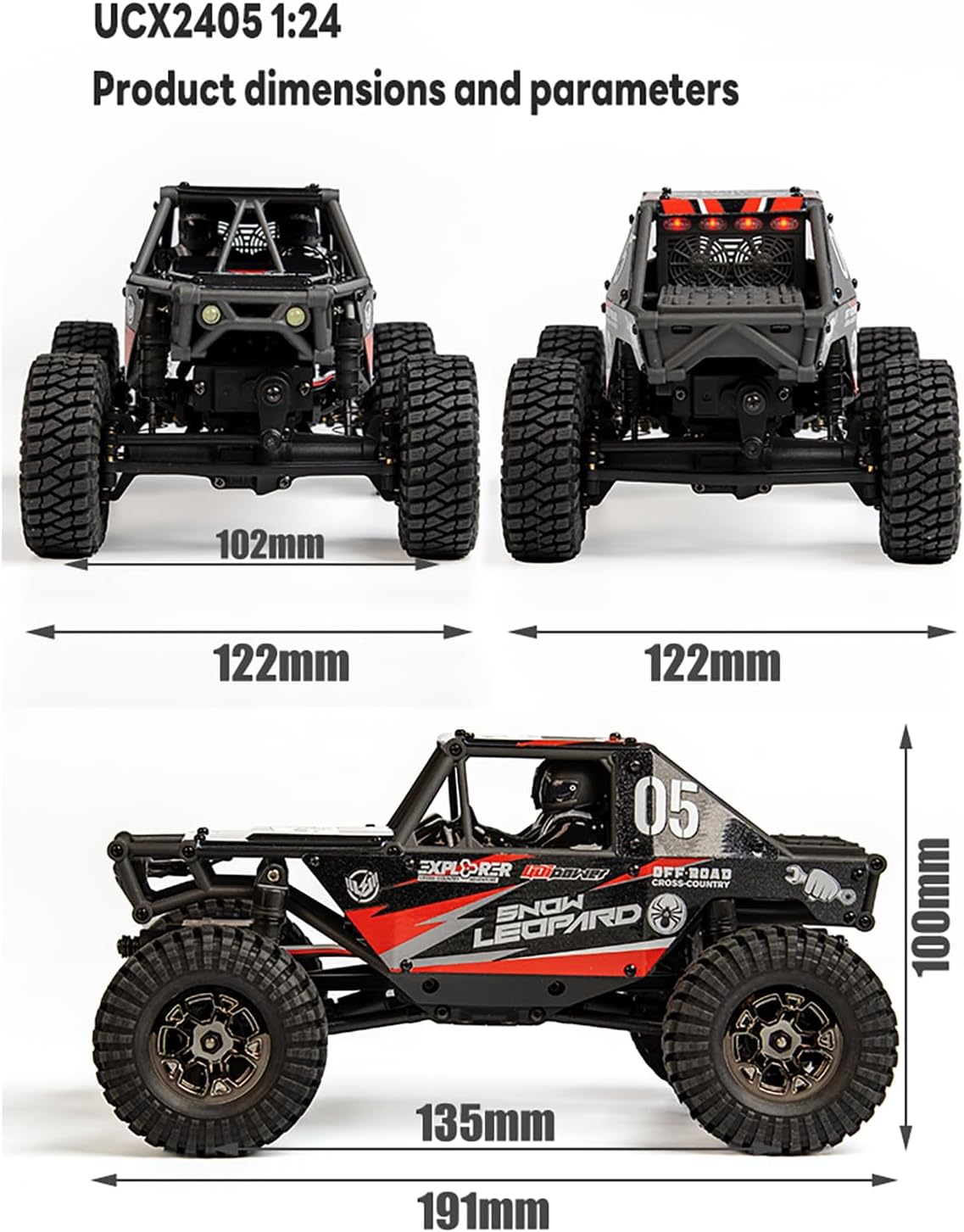 米国在庫、1/24スケール 4x4 UDI RC UCX24 - Rc Rock Crawler Rtr Brushless のレビューと価格