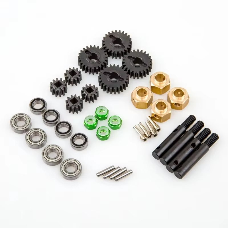 Rhino 4セット 硬化40CR ポータルアクスルギア 1 - Portal Axle Metal Set Scx10 のレビューと価格
