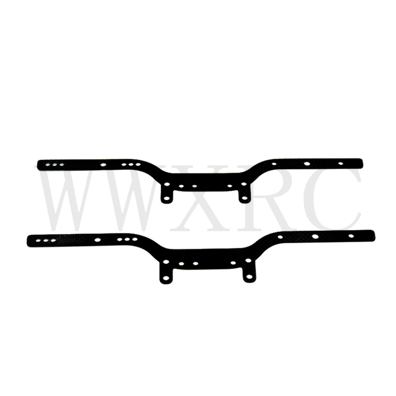 2本の金属黒桁サイドのためのフレームシャーシ1/16 wpl - Metal Chassis Frame Rc Crawler のレビューと価格